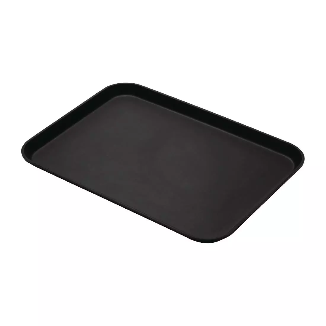 Een Cambro Camtread glasvezel anti-slip dienblad zwart 45x65cm (6 stuks) koop je bij ShopXPress