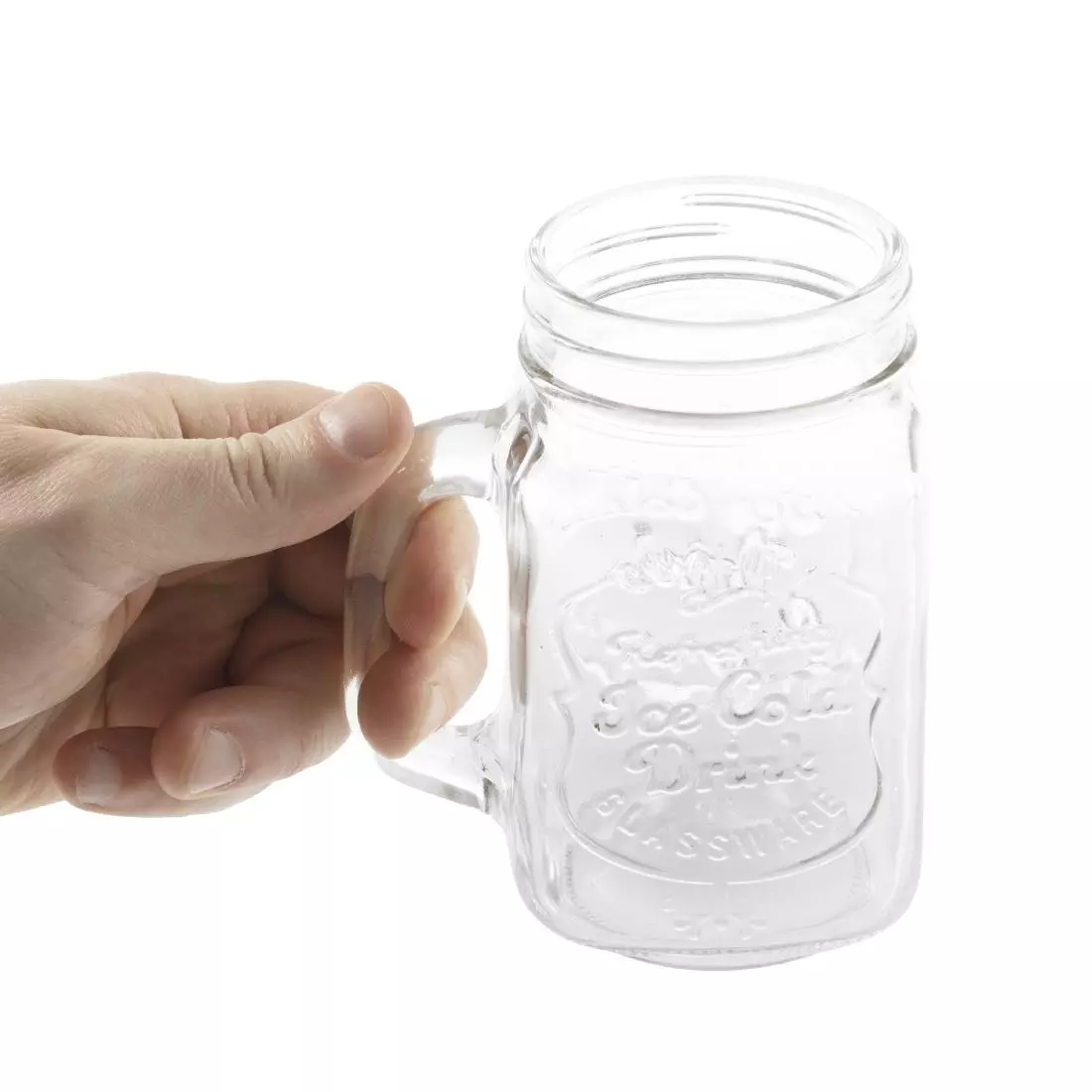 Een Olympia mason jar drinkglazen met tekst 450ml (12 stuks) koop je bij ShopXPress