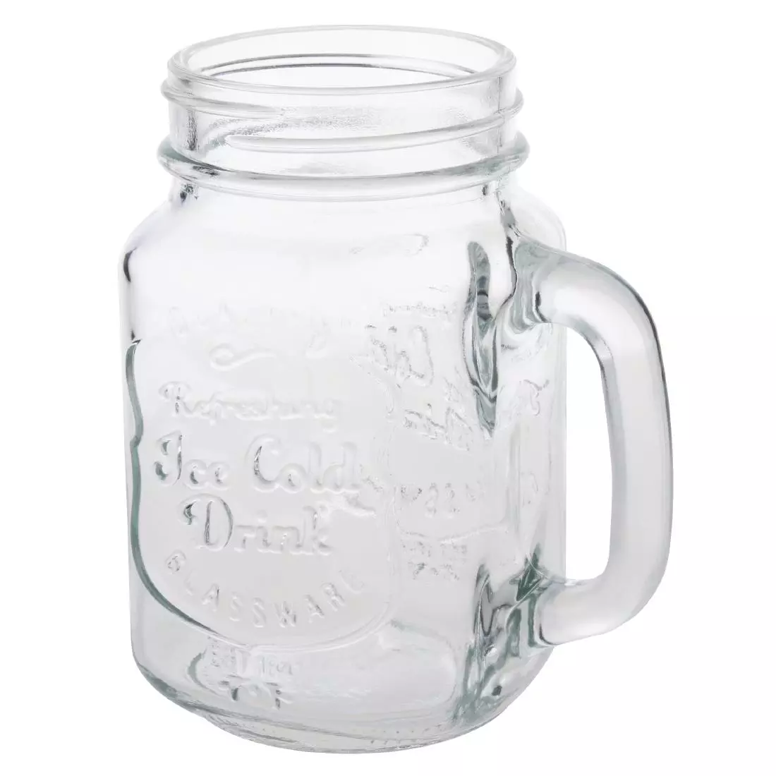 Een Olympia mason jar drinkglazen met tekst 450ml (12 stuks) koop je bij ShopXPress