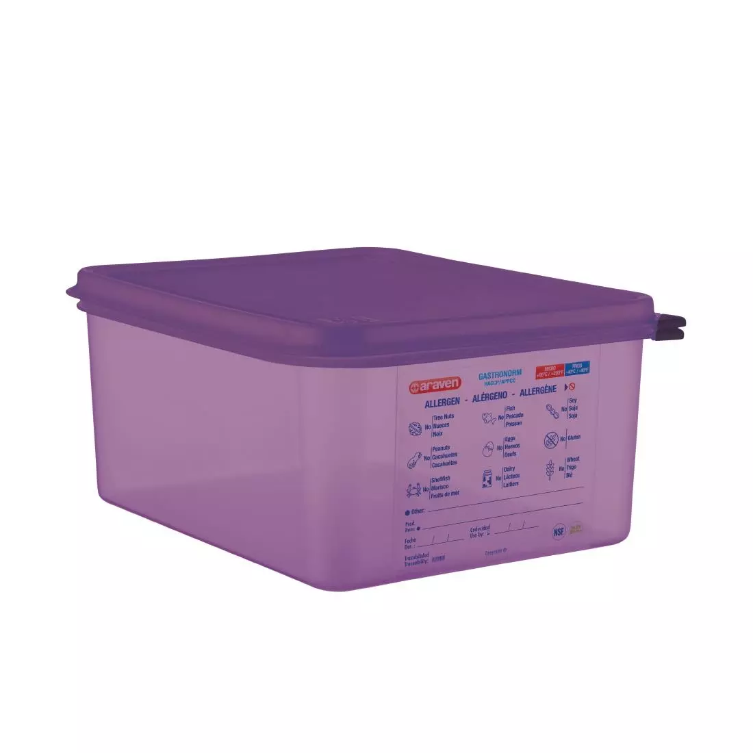 Een Araven GN 1/2 polypropylene voedseldoos 10L koop je bij ShopXPress