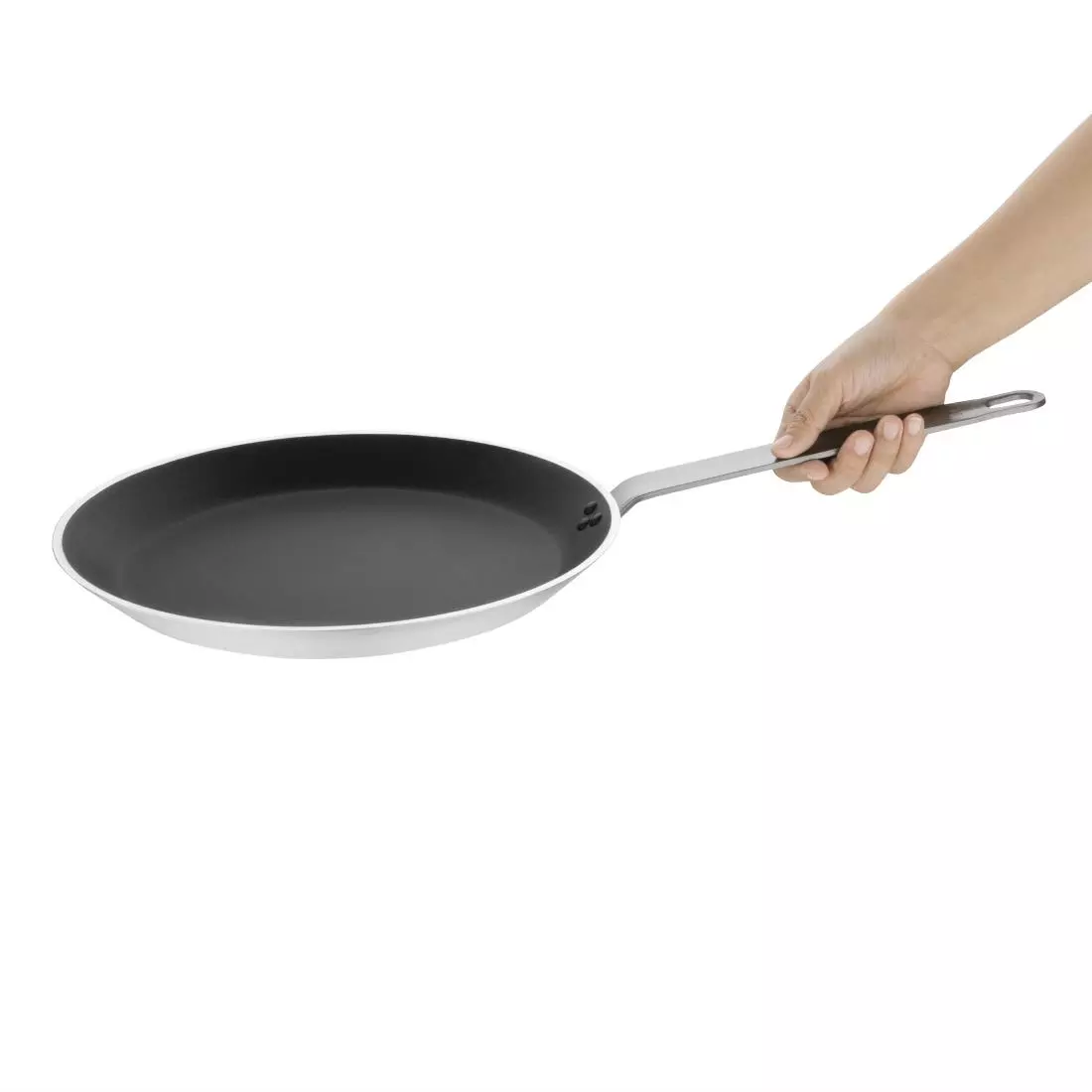 Een Vogue platinum plus geanodiseerd aluminium anti-aanbak teflon crêpepan 30cm koop je bij ShopXPress