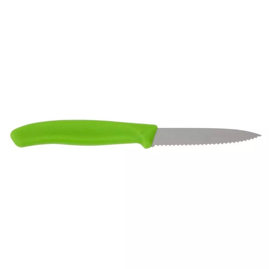 Een Victorinox gekarteld schilmesje groen 8cm koop je bij ShopXPress