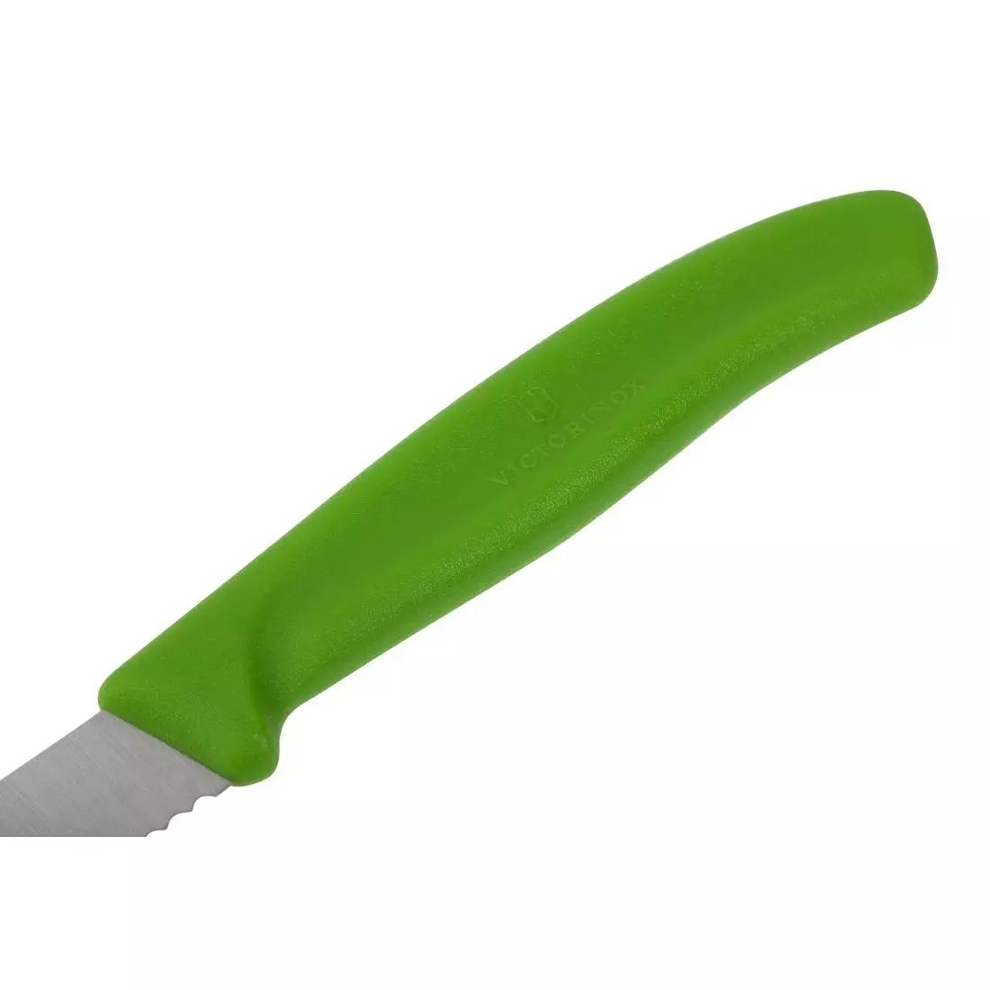 Een Victorinox gekarteld schilmesje groen 8cm koop je bij ShopXPress