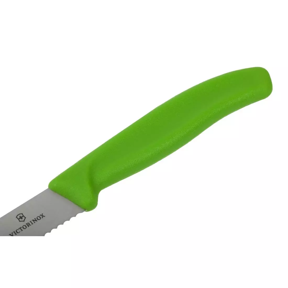 Een Victorinox gekarteld tomatenmes groen 11cm koop je bij ShopXPress