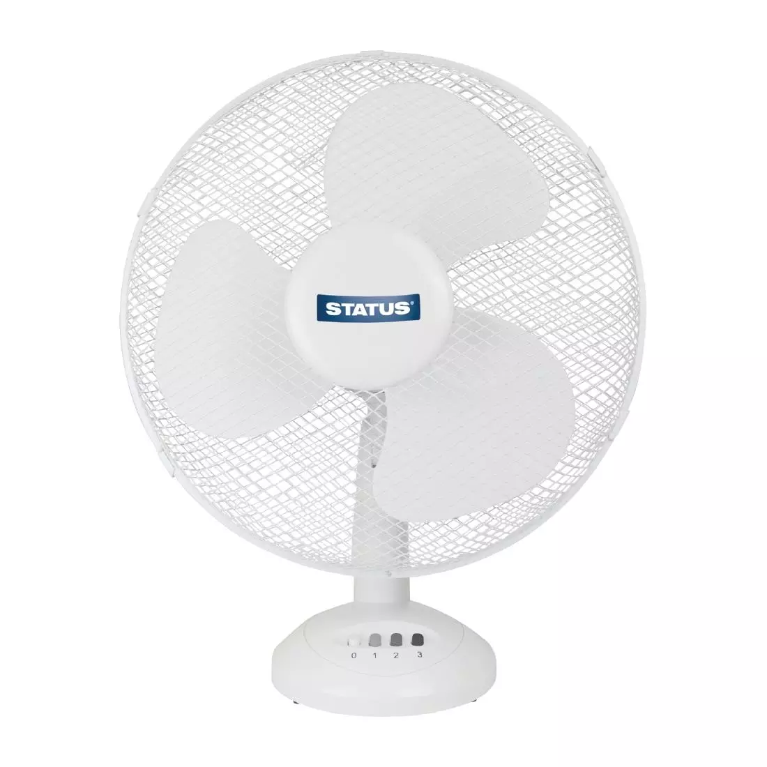 Een Status 30cm oscillerende ventilator wit koop je bij ShopXPress