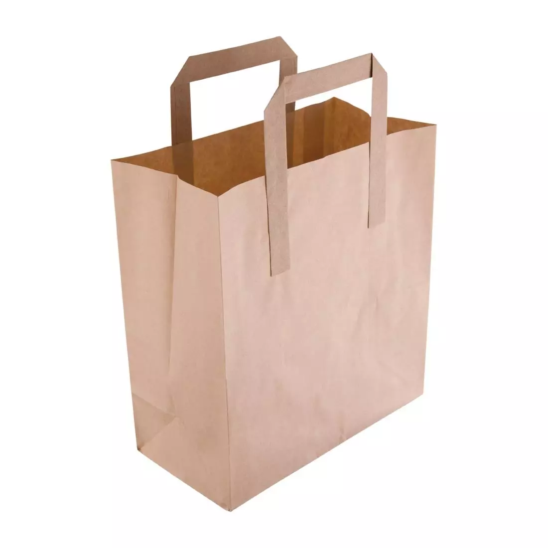 Een Fiesta Recyclable gerecyclede bruine papieren draagtassen klein (250 stuks) koop je bij ShopXPress