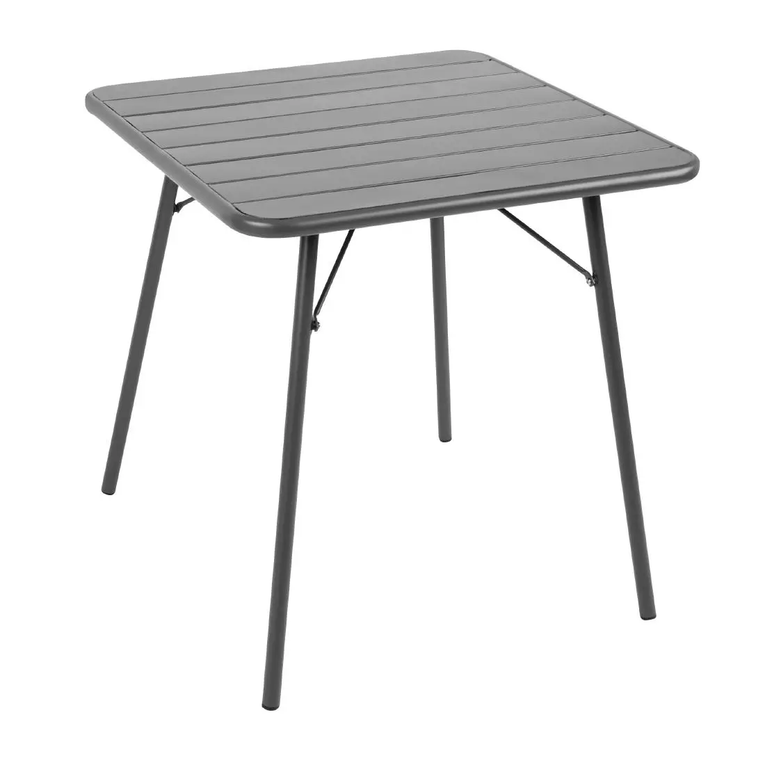 Een Bolero vierkante stalen tafel grijs 70cm koop je bij ShopXPress