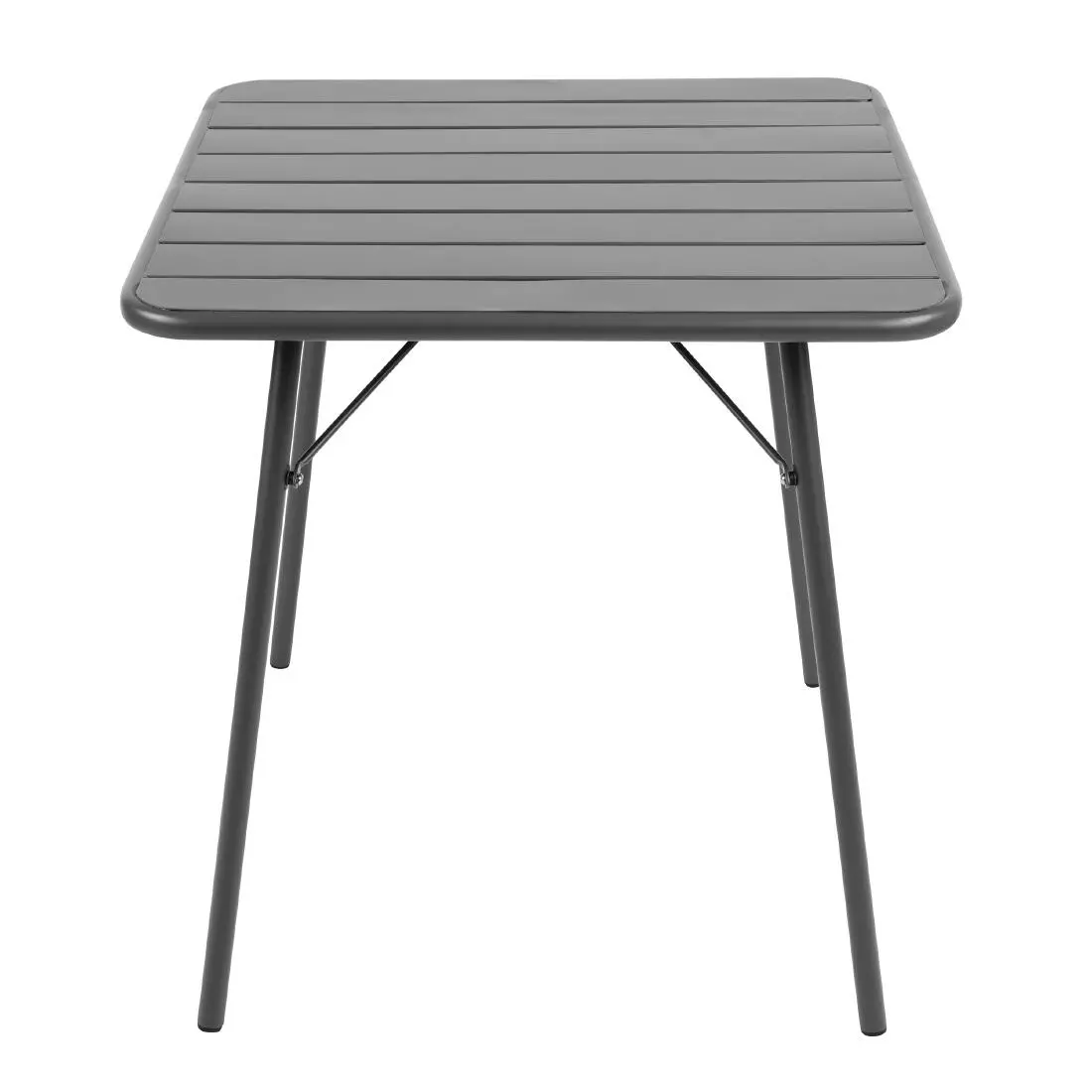 Een Bolero vierkante stalen tafel grijs 70cm koop je bij ShopXPress