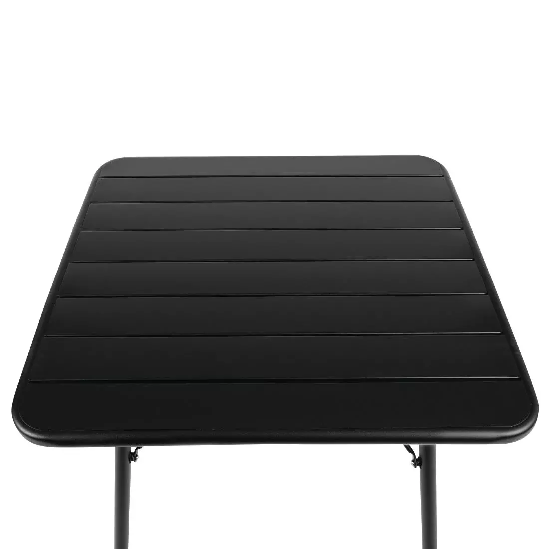 Een Bolero vierkante stalen tafel zwart 70cm koop je bij ShopXPress