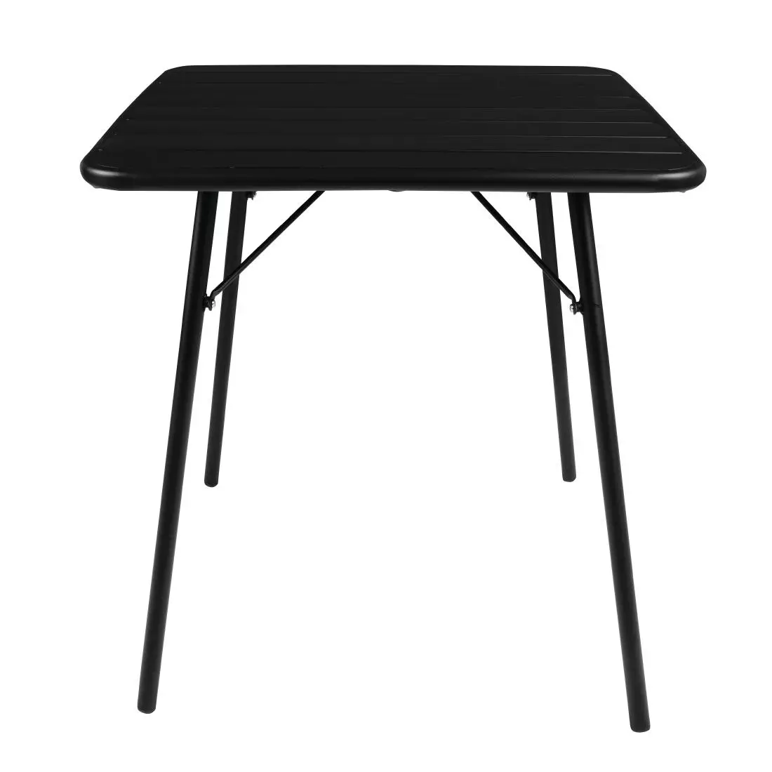 Een Bolero vierkante stalen tafel zwart 70cm koop je bij ShopXPress