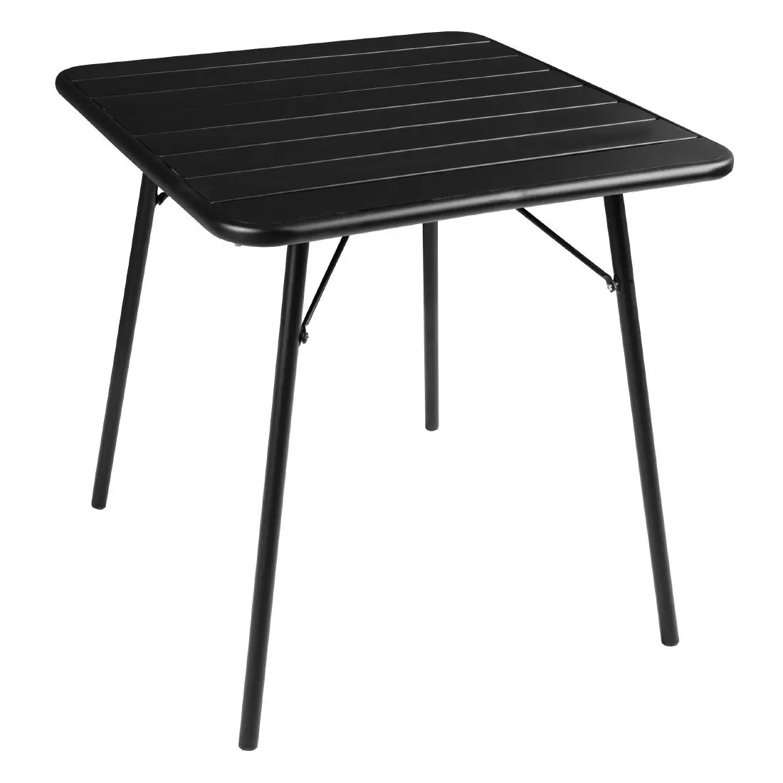 Een Bolero vierkante stalen tafel zwart 70cm koop je bij ShopXPress