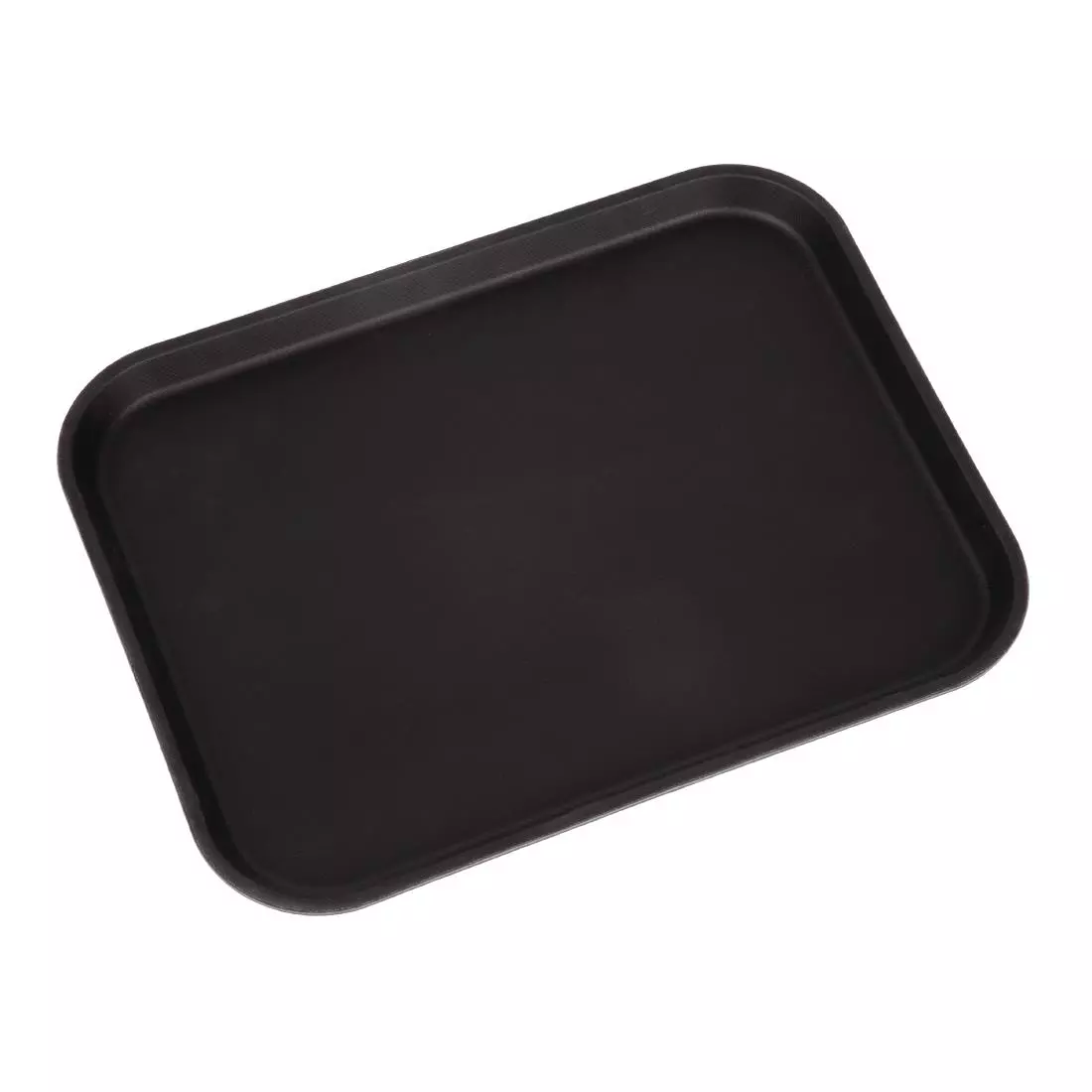 Een Cambro Camtread rechthoekig antislip glasvezel dienblad zwart 45,7cm koop je bij ShopXPress