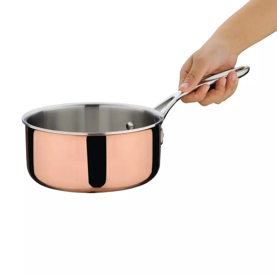 Een Vogue Tri Wall Koperen Inductie Steelpan 16cm koop je bij ShopXPress