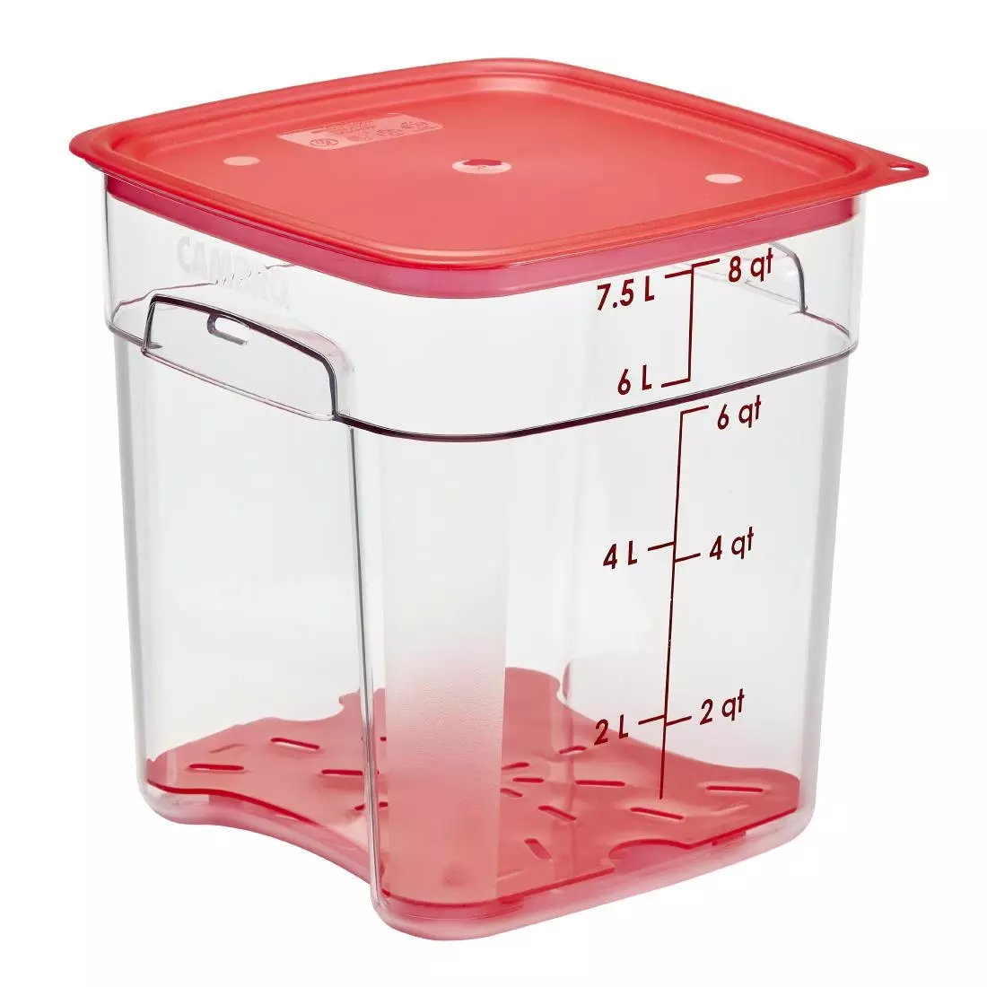 Een Cambro 7,6L FreshPro Camsquare voedselvoorraadpot koop je bij ShopXPress