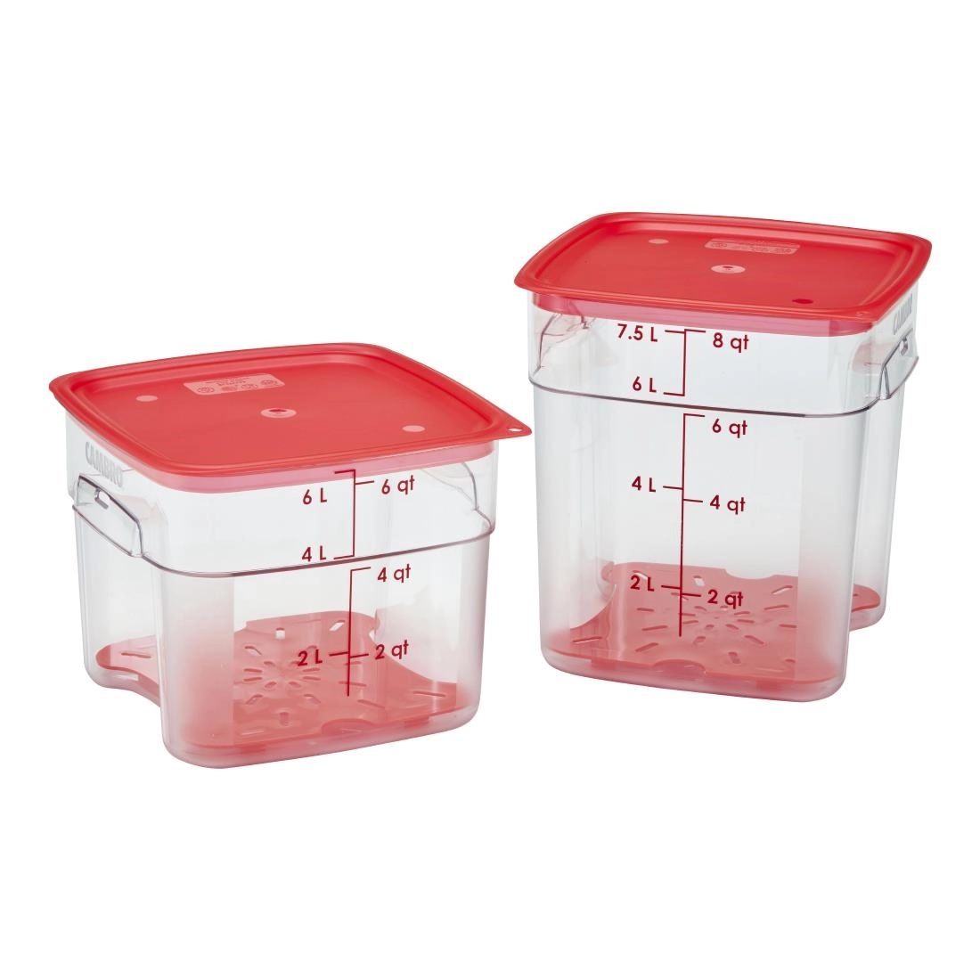 Een Cambro FreshPro Rood Deksel 220x220mm koop je bij ShopXPress