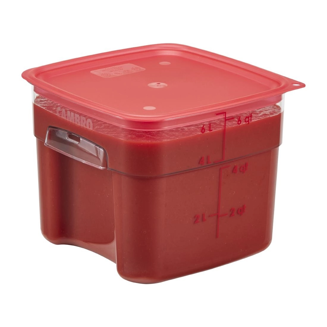 Een Cambro FreshPro Rood Deksel 220x220mm koop je bij ShopXPress