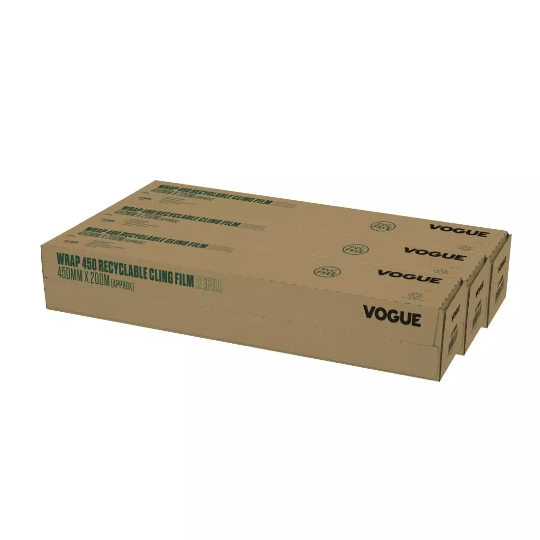 Een Vogue Wrap450 Eco Vershoudfolie Navulling (Pak van 3) koop je bij ShopXPress