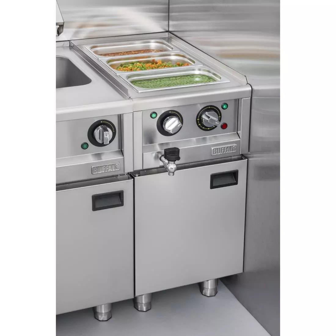 Een Buffalo 600-serie bain marie koop je bij ShopXPress