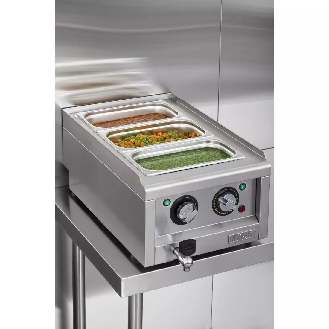 Een Buffalo 600-serie bain marie koop je bij ShopXPress