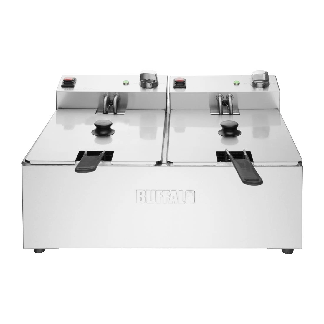 Een Buffalo dubbele friteuse 2x5L 2800W koop je bij ShopXPress