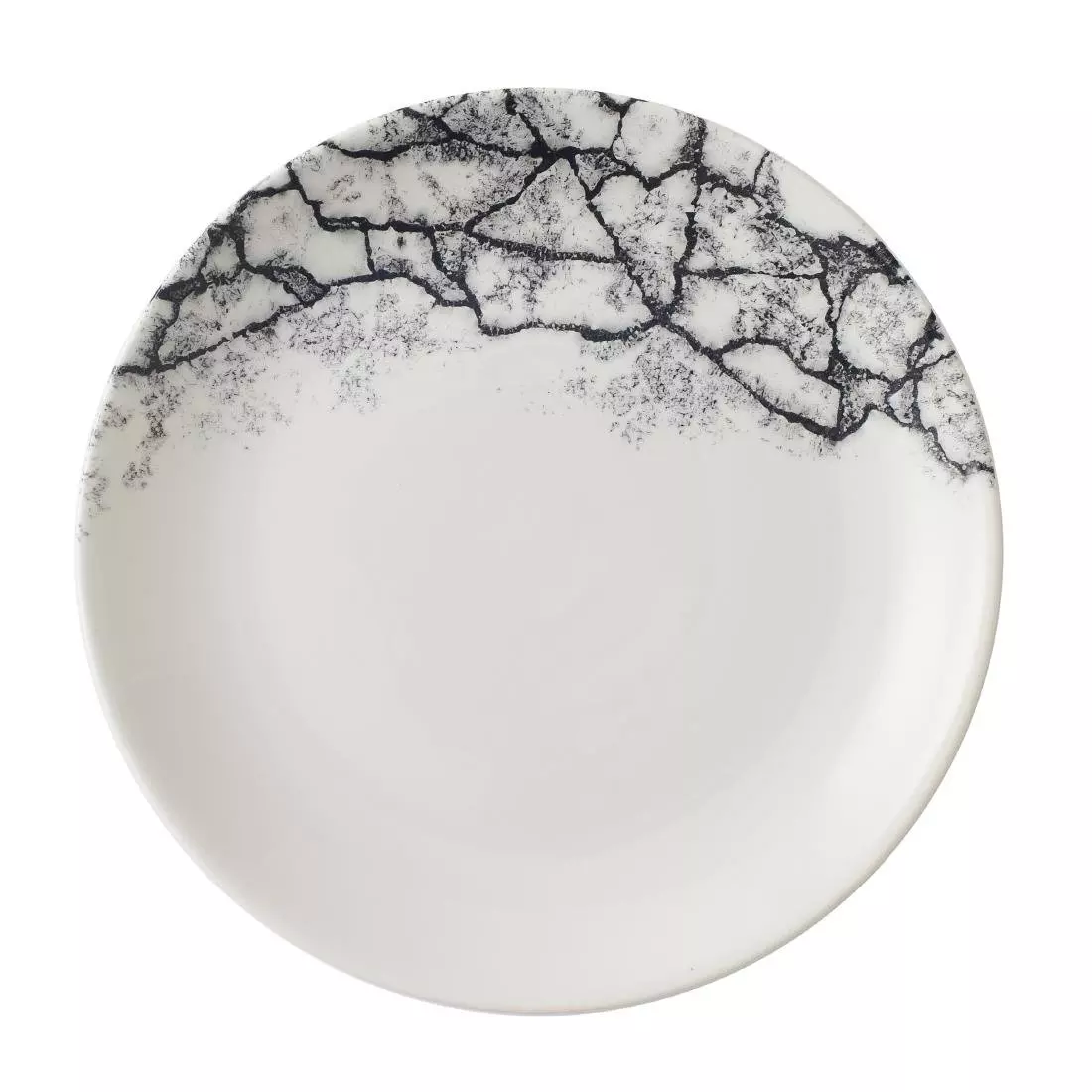 Een Churchill Kintsugi Accents Quartz Black Evolve coupe bord 16.5 cm pak van 12 koop je bij ShopXPress