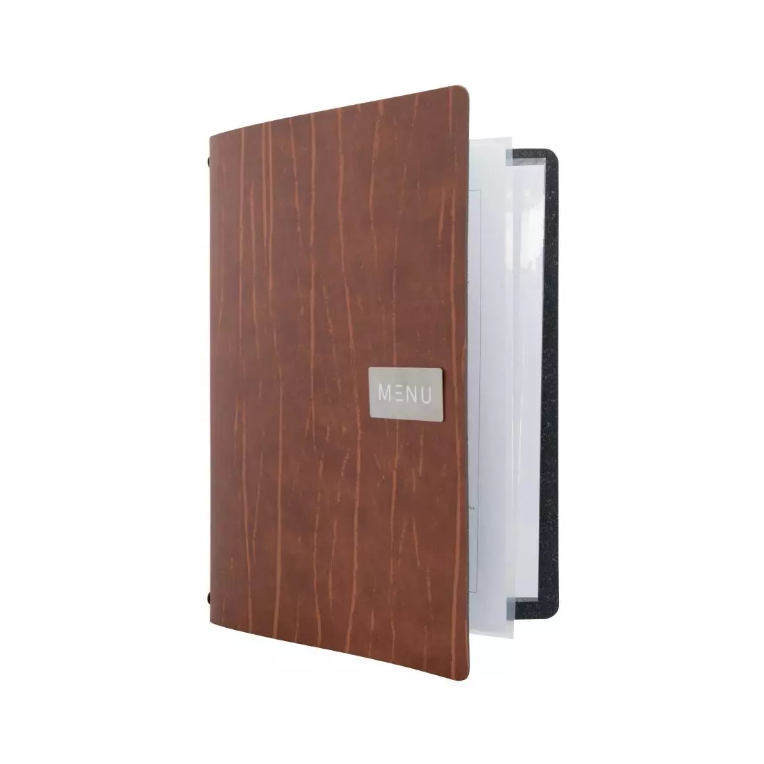 Een Securit Leder Serie Ruga Bonded leather menukaart A4 koop je bij ShopXPress