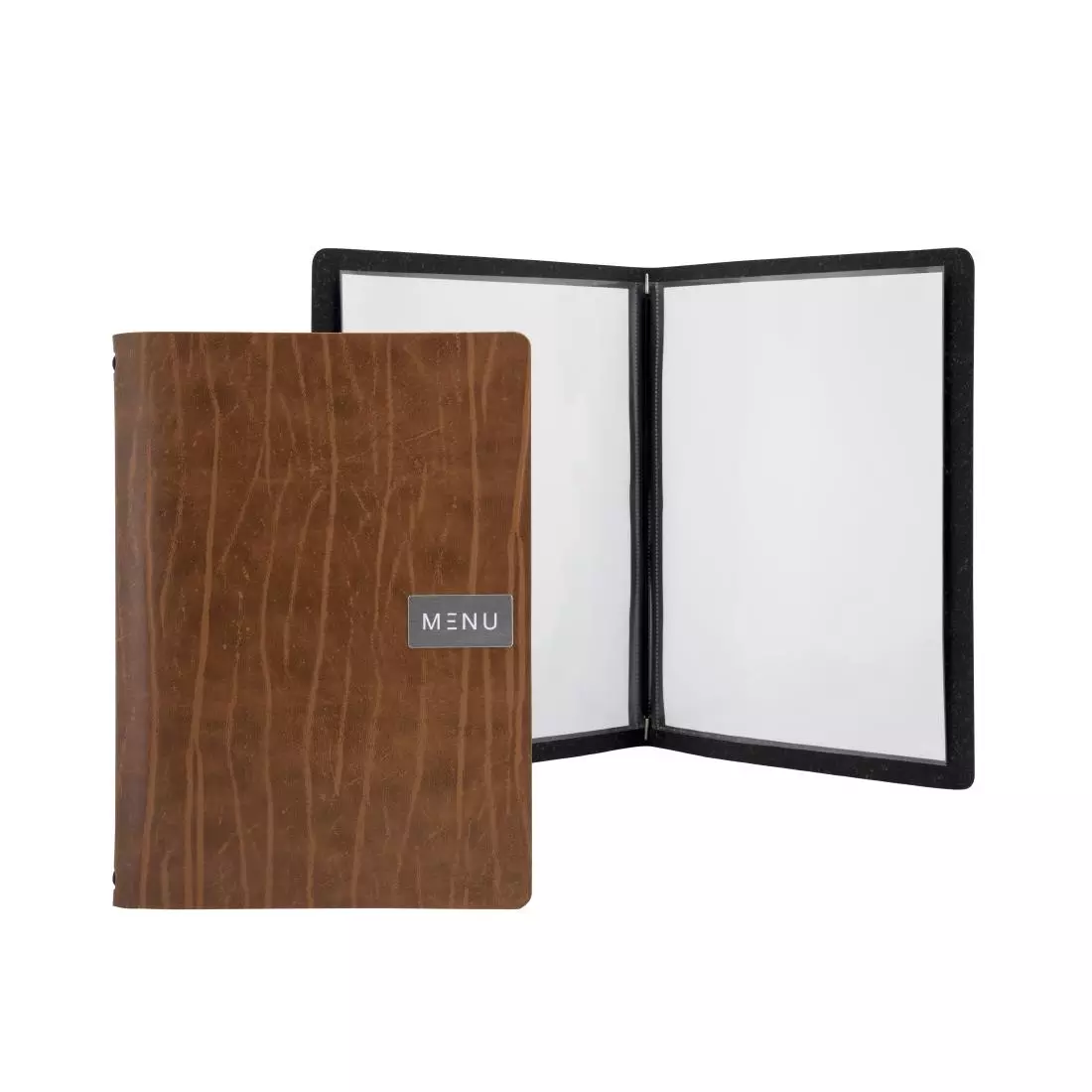 Een Securit Leder Serie Ruga Bonded leather menukaart A4 koop je bij ShopXPress