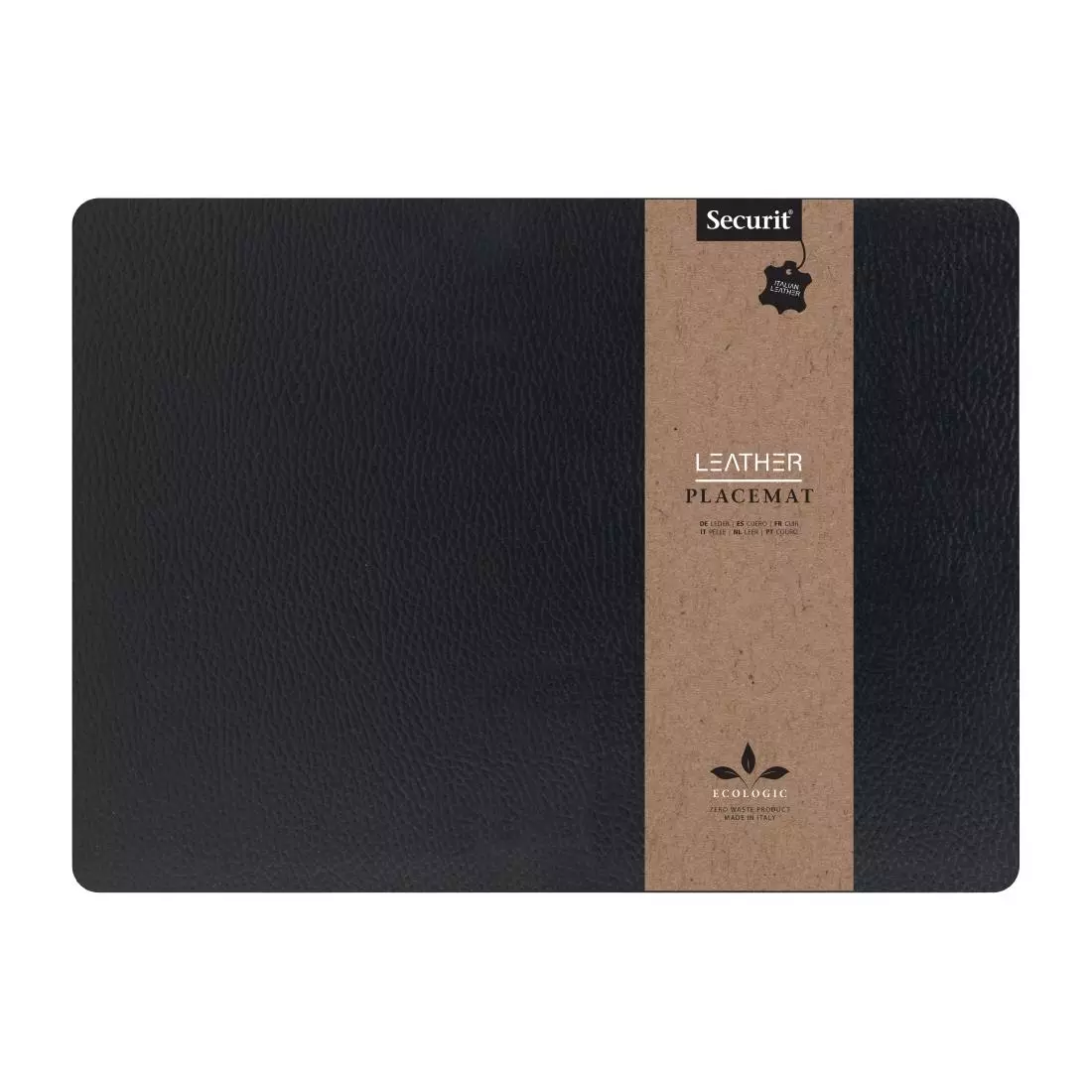 Een Securit Leather Range Raw Bonded lederen placemat koop je bij ShopXPress