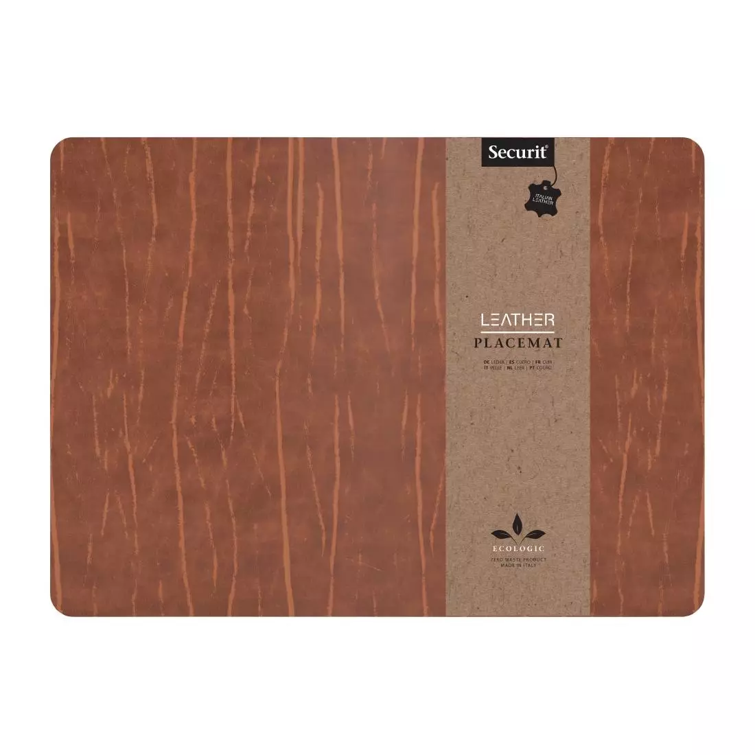 Een Securit Leather Range Ruga Placemat van gelijmd leer koop je bij ShopXPress