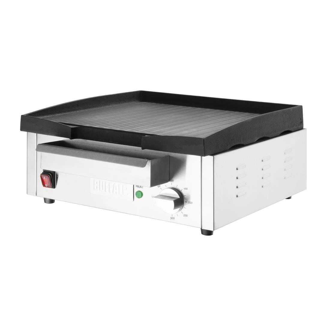 Een Buffalo gietijzeren aanrecht griddle 1.8kw koop je bij ShopXPress