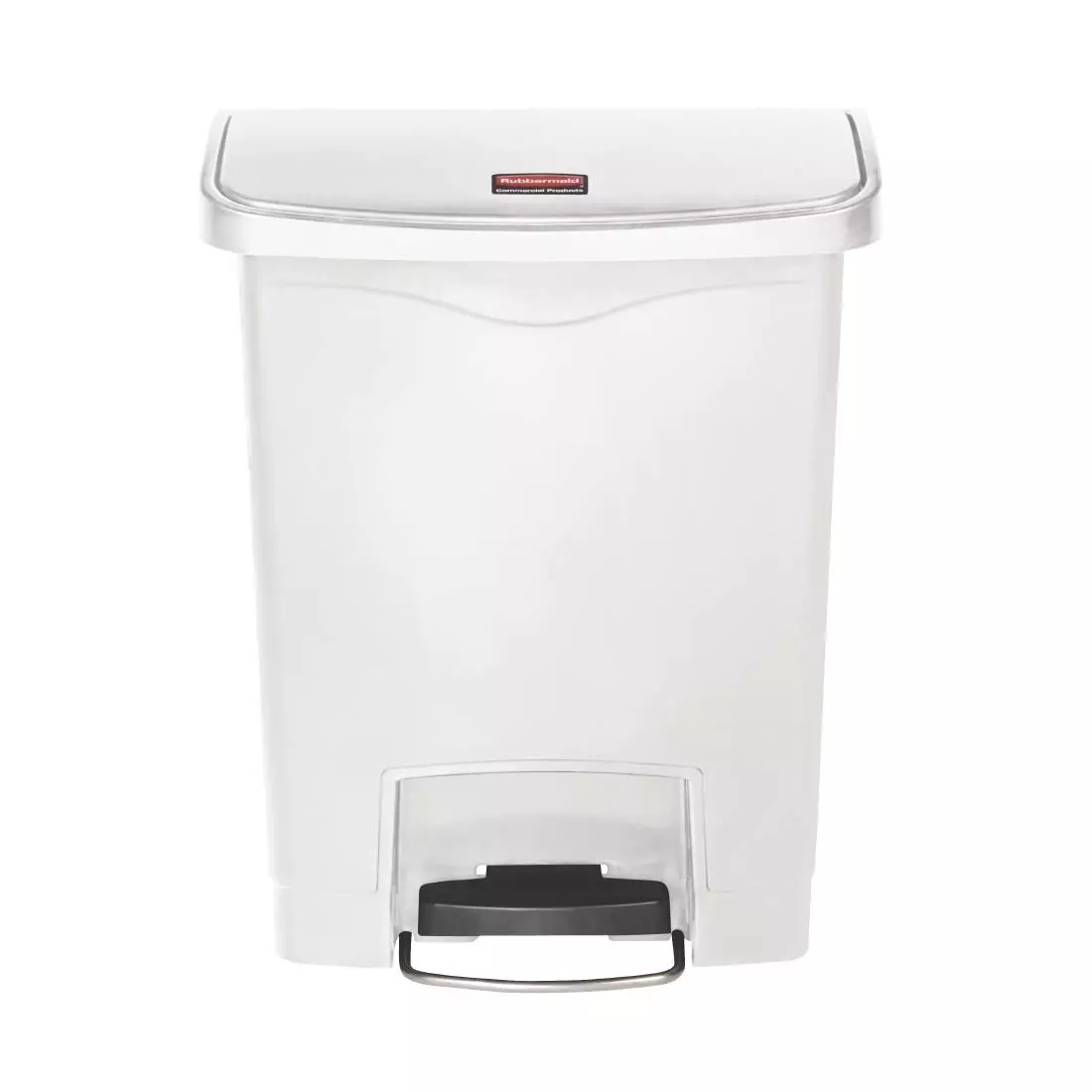 Een Rubbermaid Slim Jim Front Step pedaalemmer 30L wit koop je bij ShopXPress