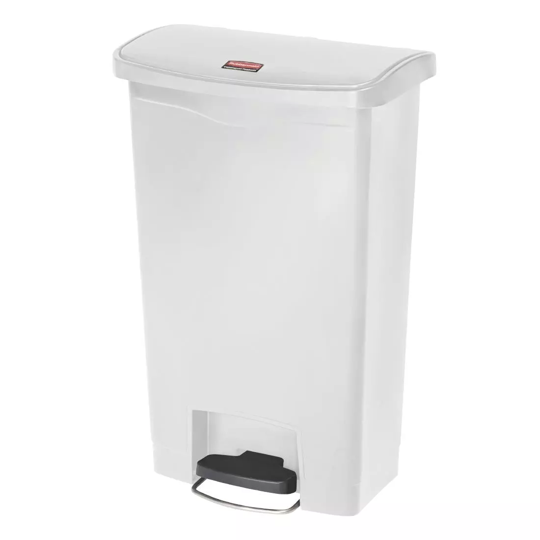 Een Rubbermaid Slim Jim Front Step pedaalemmer 50L wit koop je bij ShopXPress