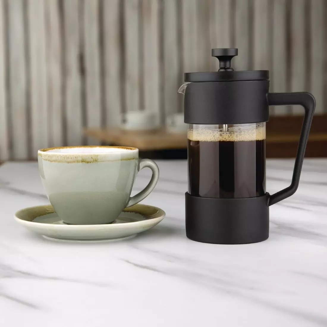 Een Olympia cafetière zwart 350ml koop je bij ShopXPress