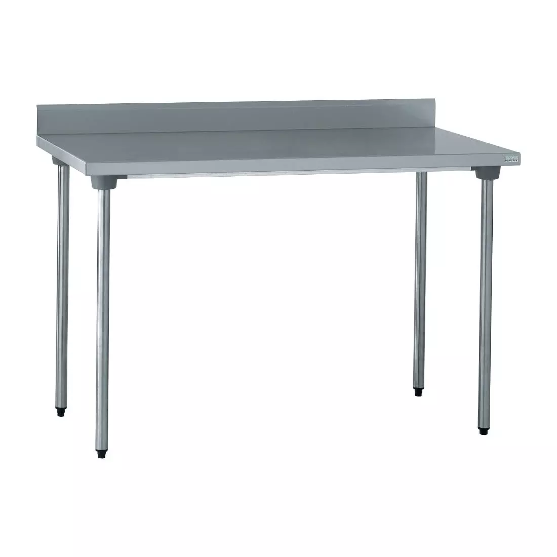 Een Tournus RVS werktafel met achteropstand 100cm koop je bij ShopXPress