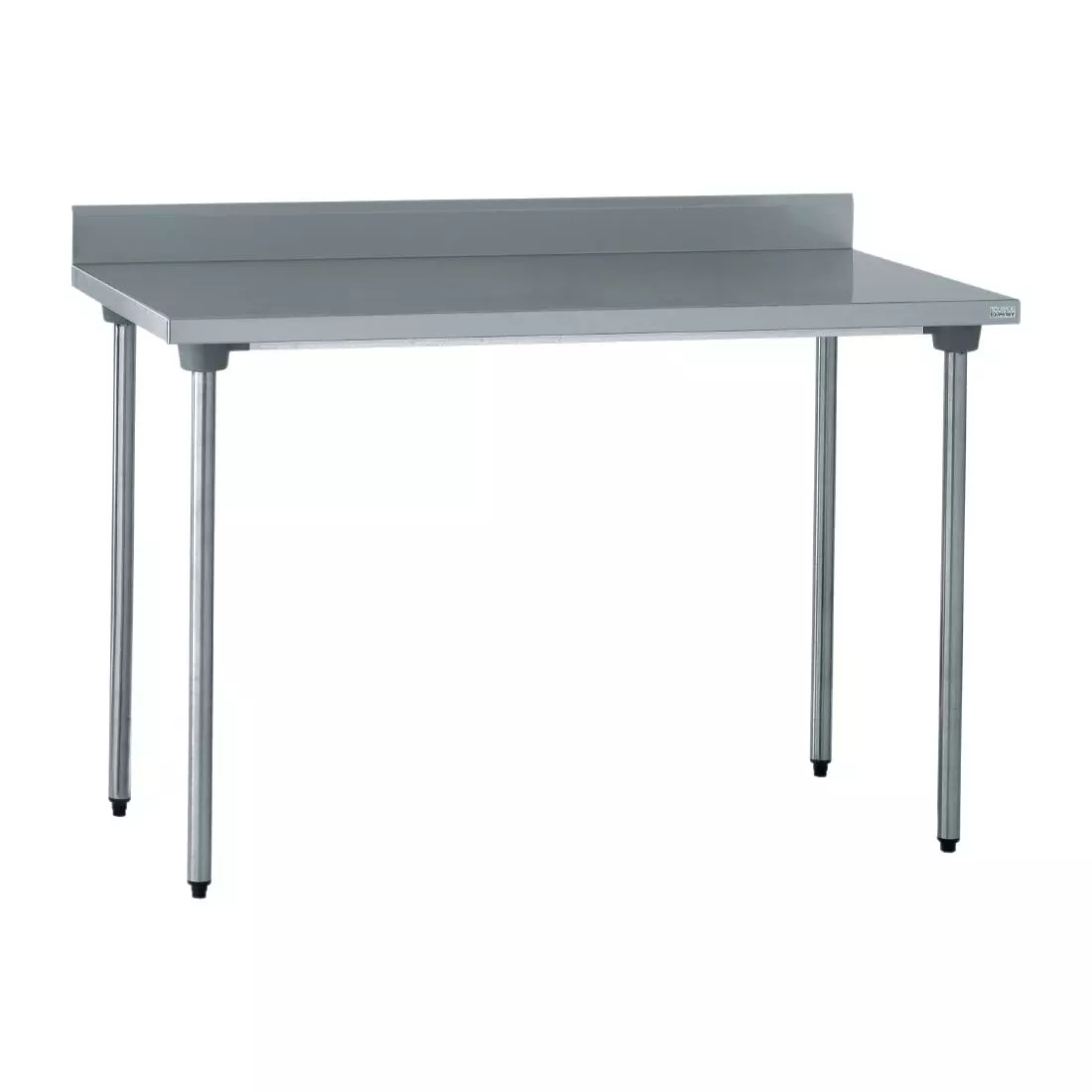 Een Tournus RVS werktafel met achteropstand 120cm koop je bij ShopXPress