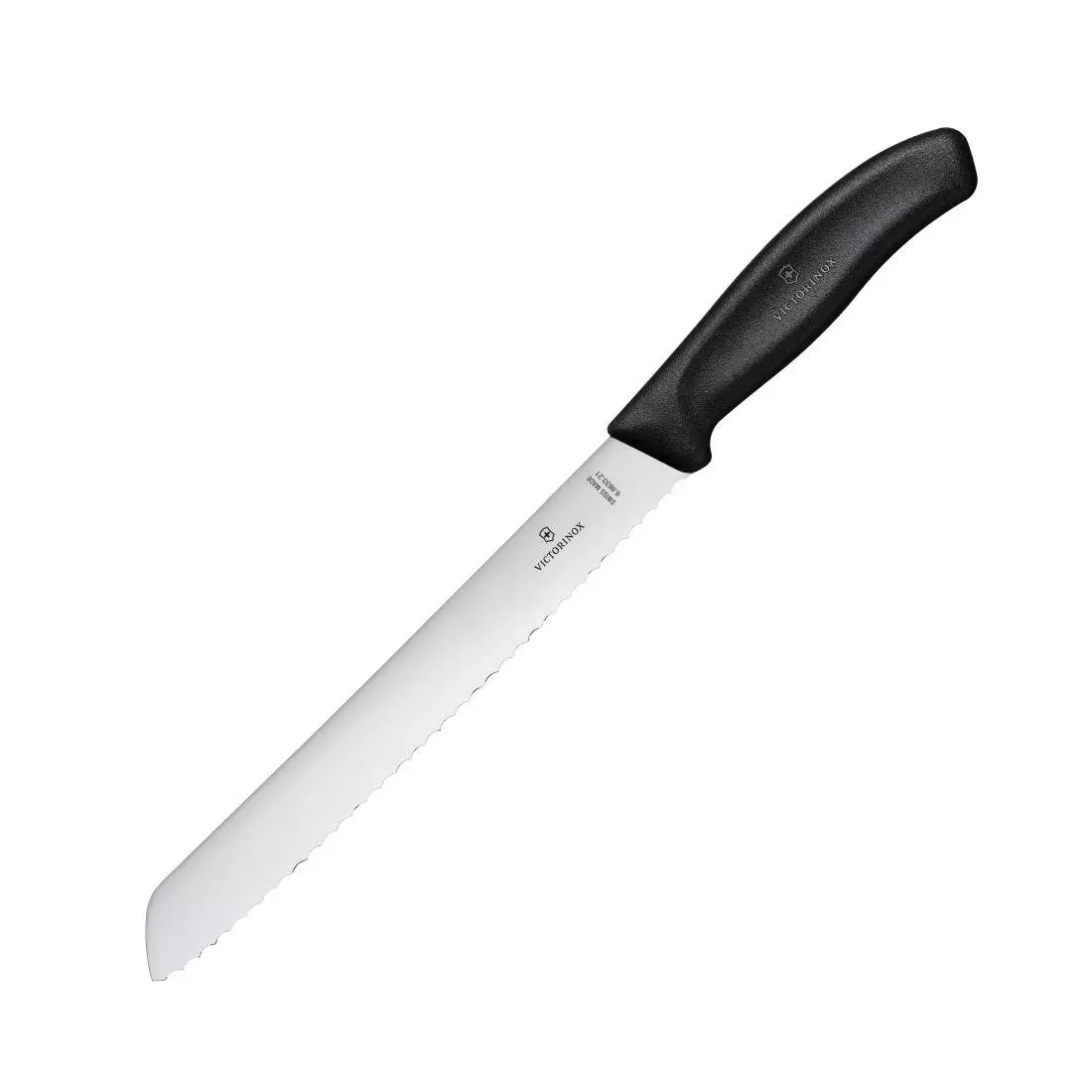 Een Victorinox broodmes 21cm zwart (blisterverpakking) koop je bij ShopXPress