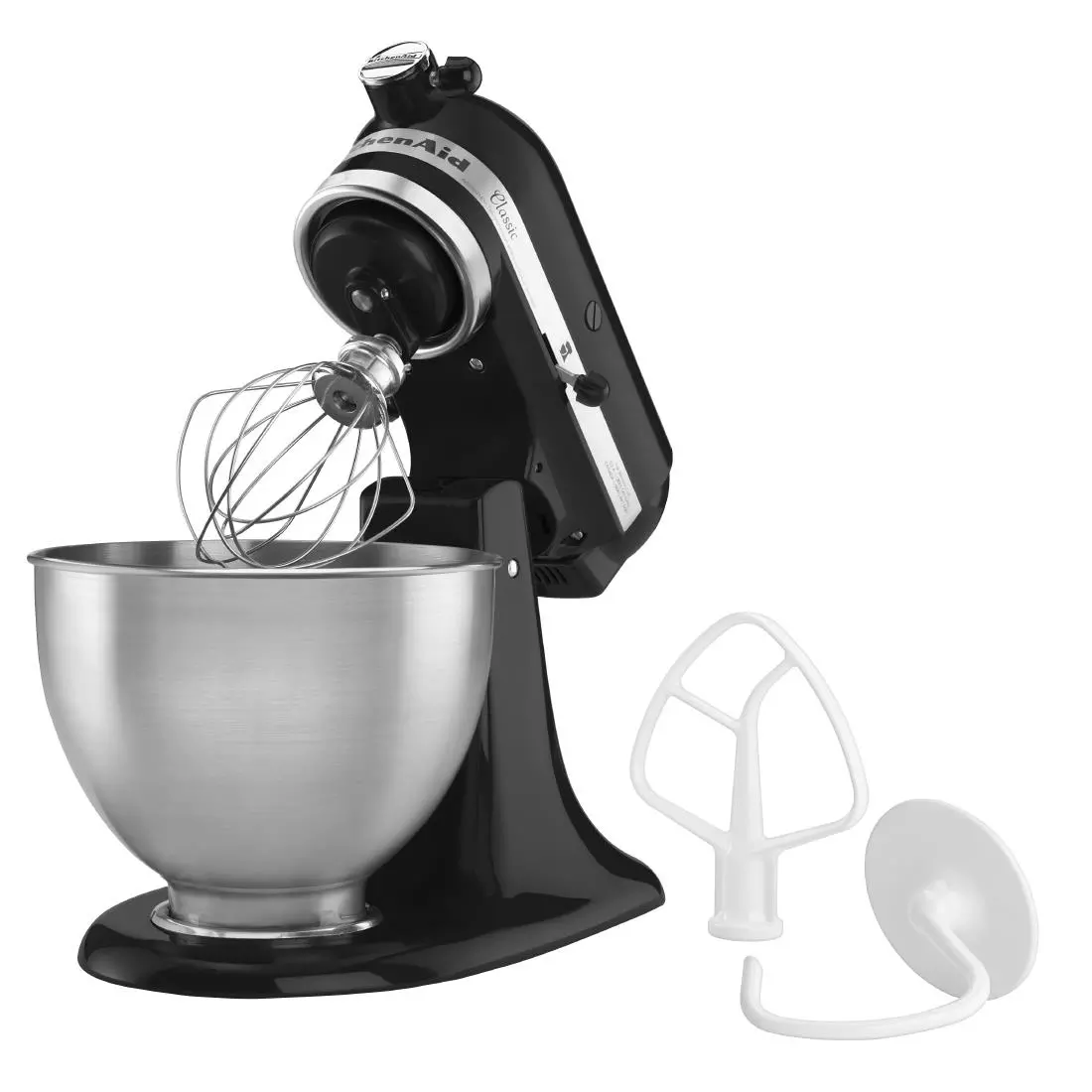 Een KitchenAid klassieke standmixer met kantelbare kop 4,3 liter 5K45SSEOB koop je bij ShopXPress