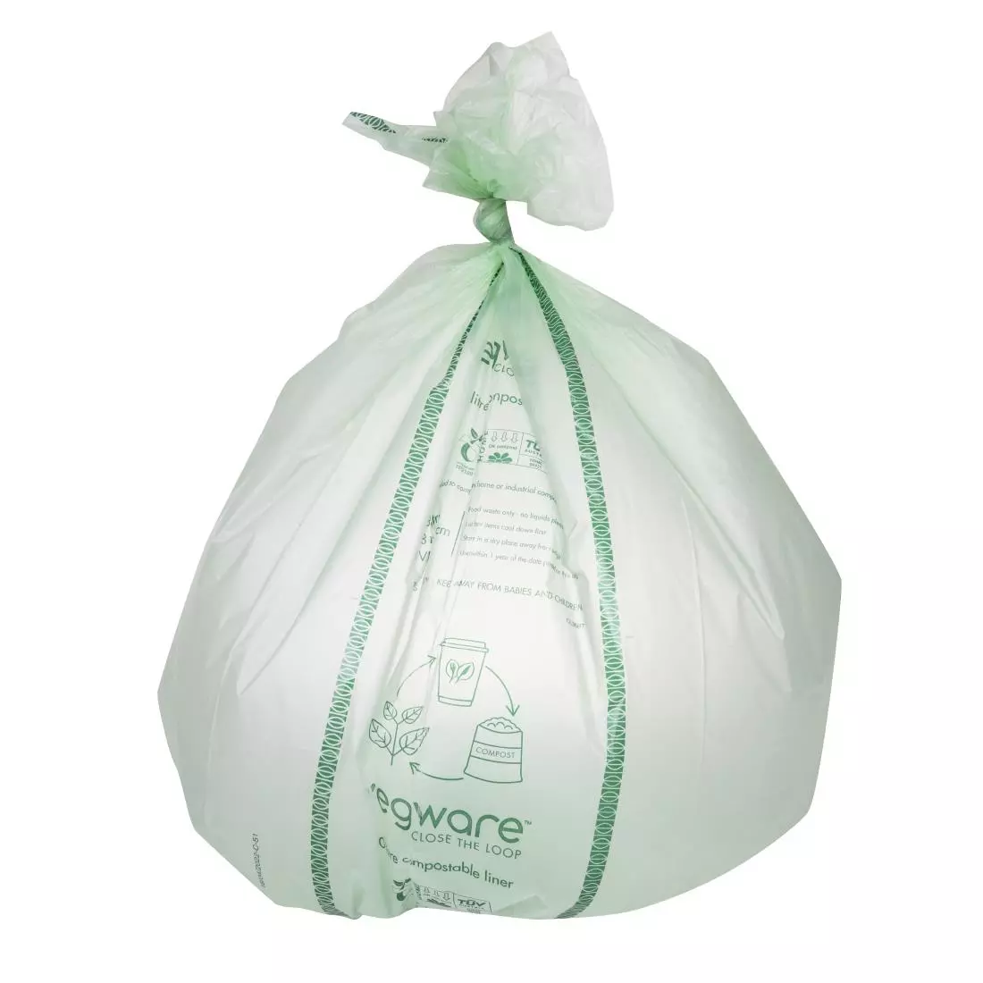 Een Vegware Biobag composteerbare afvalzakken 80L (240 stuks) koop je bij ShopXPress