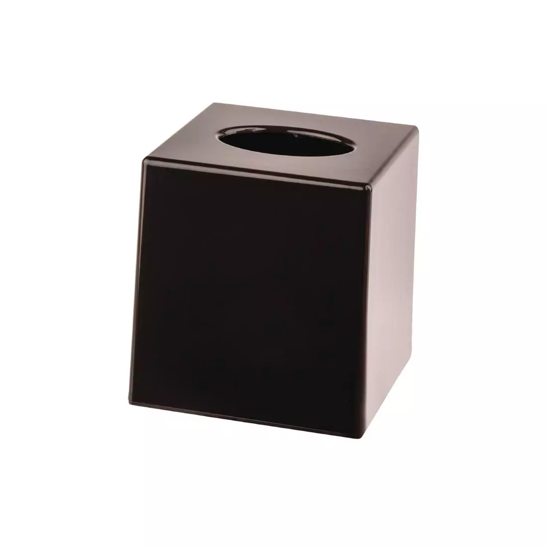 Een Zwarte vierkante tissue box koop je bij ShopXPress