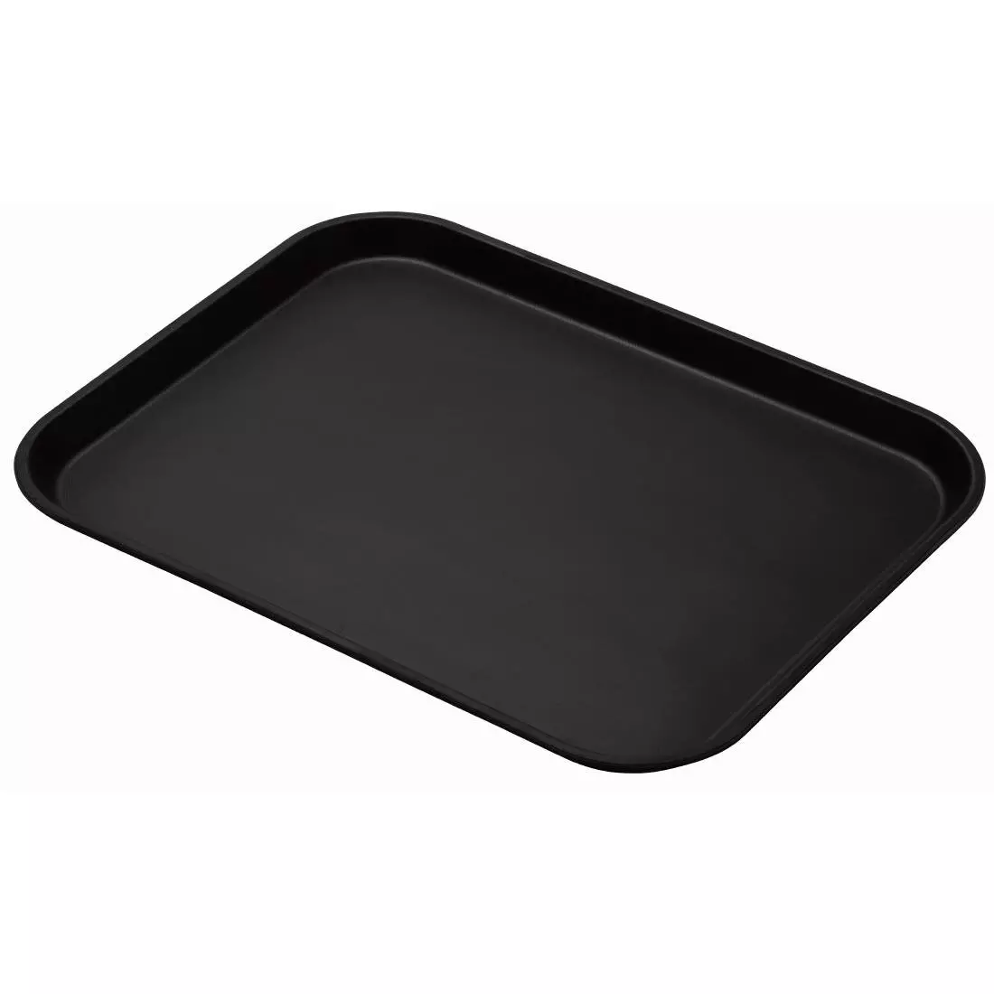 Een Cambro Treadlite rechthoekig antislip glasvezel dienblad zwart 45,7x35,5cm koop je bij ShopXPress