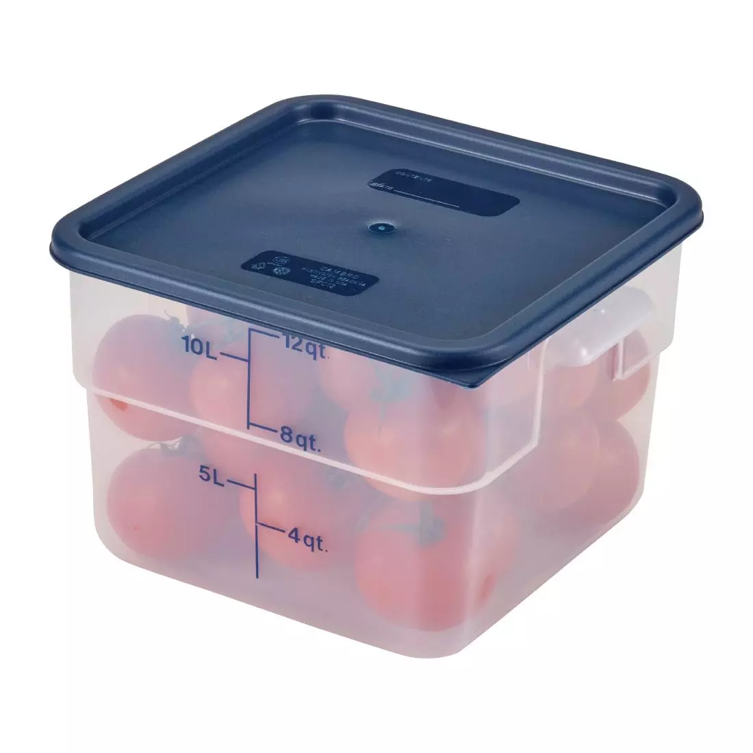 Een Cambro Camsquare deksel voor voedseldoos blauw koop je bij ShopXPress