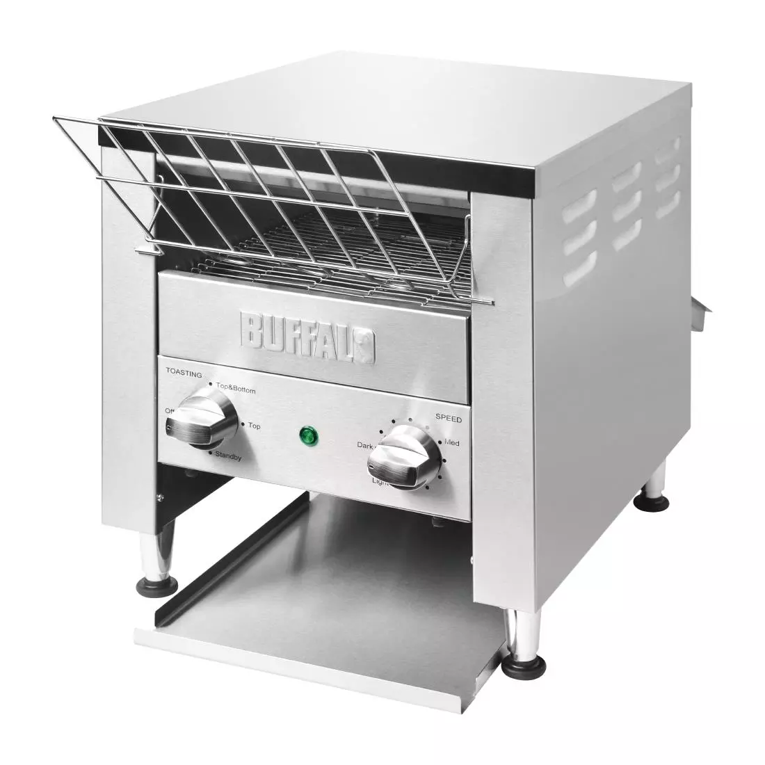 Een Buffalo dubbele conveyor toaster koop je bij ShopXPress