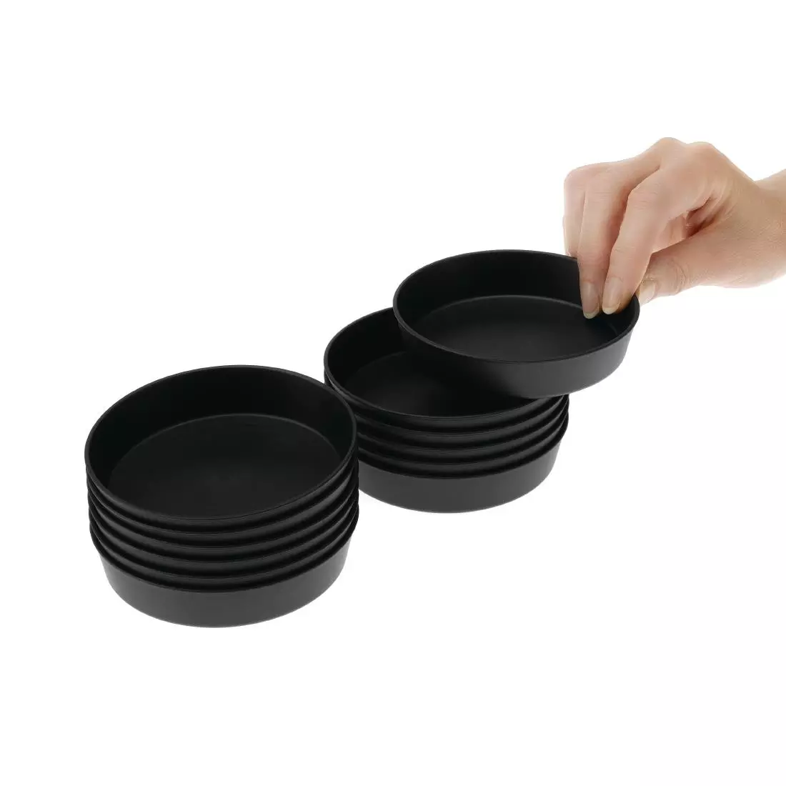 Een Matfer Bourgeat Exoglass Quichevormen 10cm (12 stuks) koop je bij ShopXPress