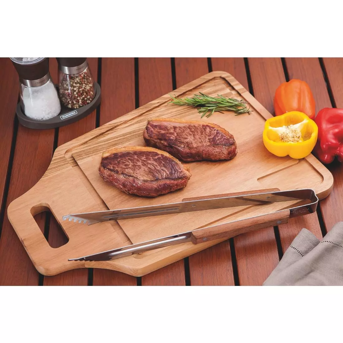 Een Tramontina Churrasco barbecuetang 37cm koop je bij ShopXPress