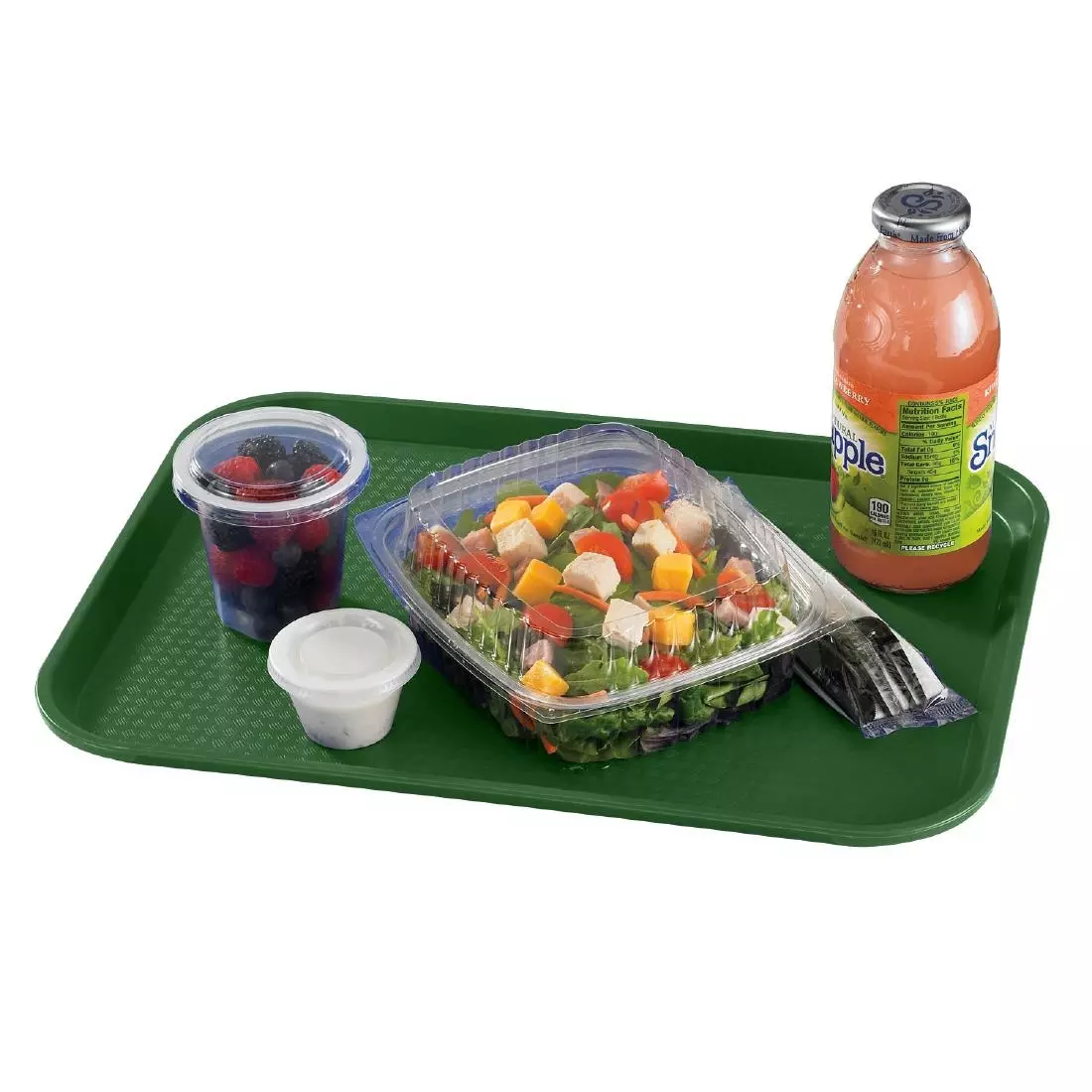 Een Cambro polypropyleen fastfood dienblad groen 410mm koop je bij ShopXPress