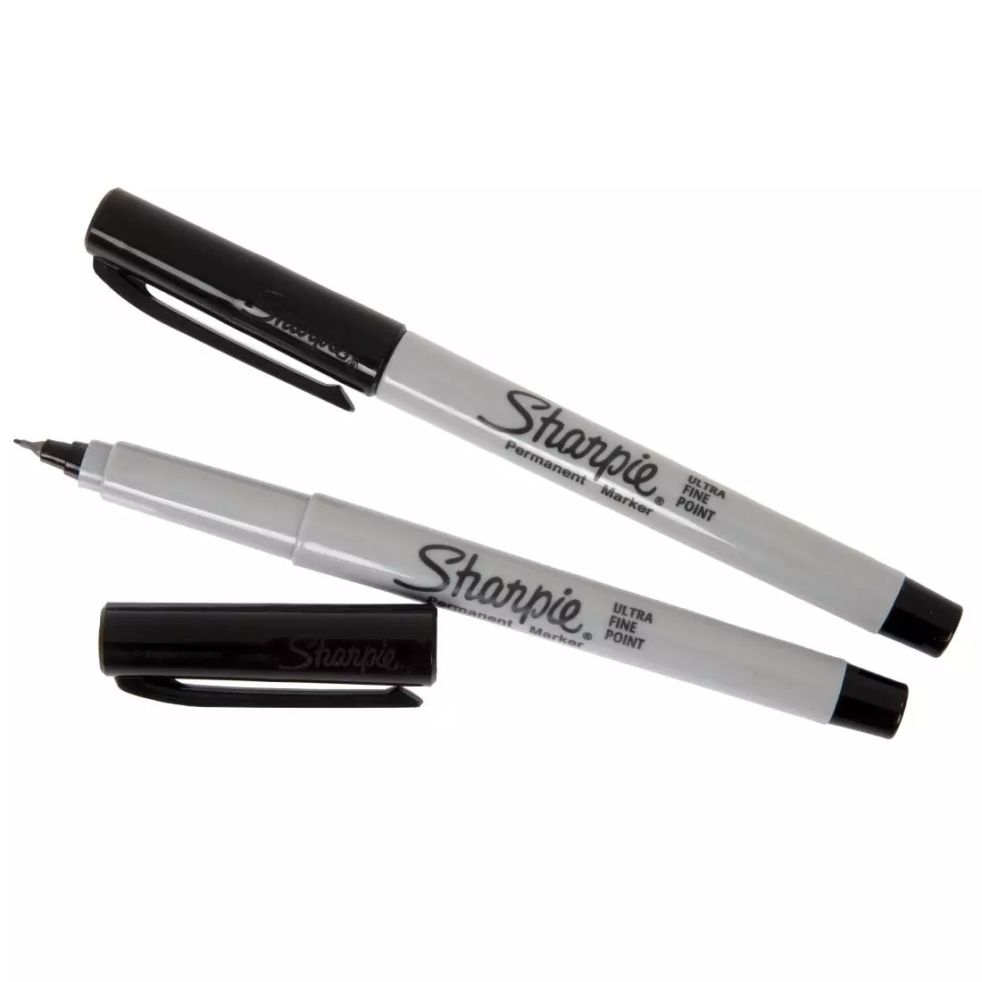 Een Sharpie ultrafijne permanente marker zwart (2 stuks) koop je bij ShopXPress