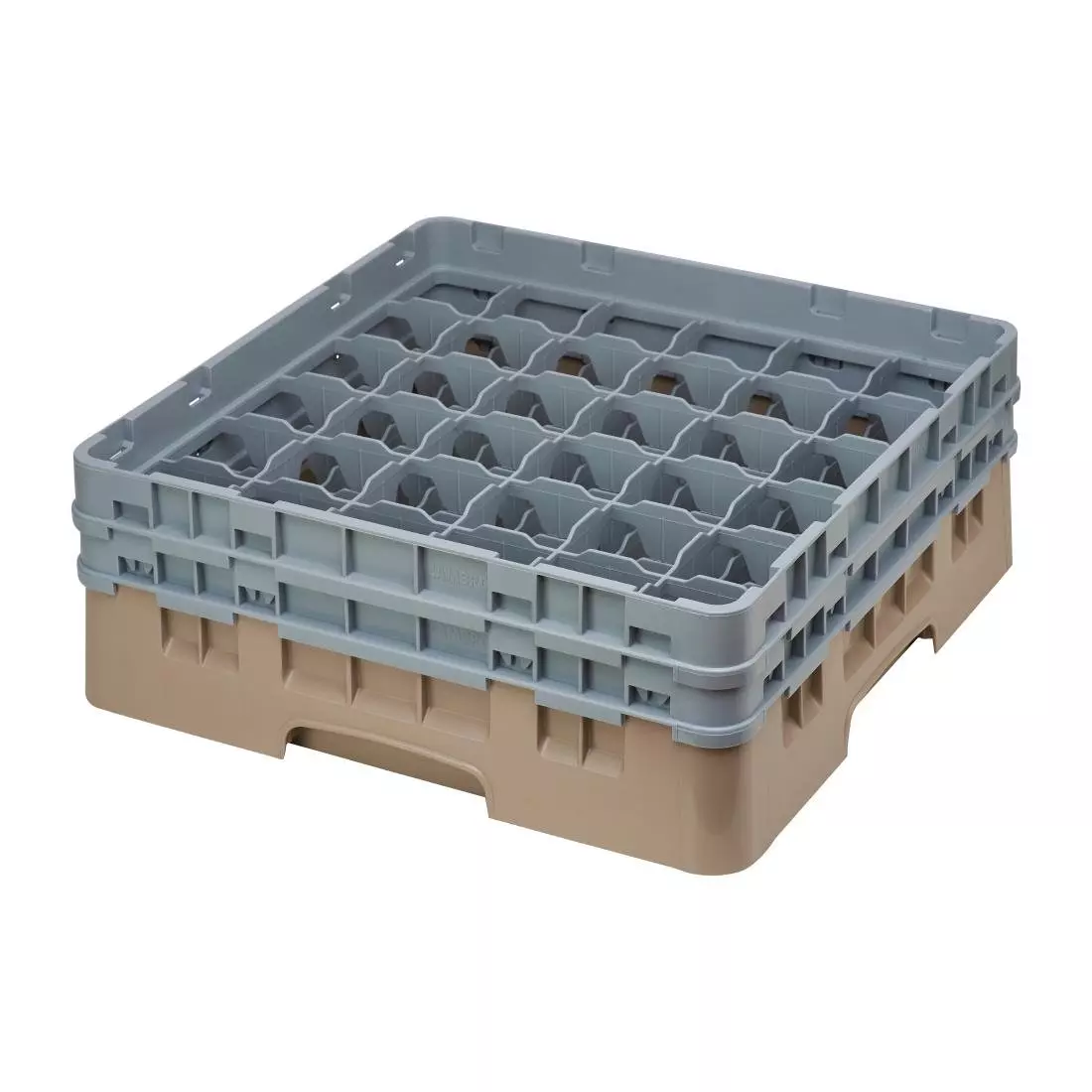 Een Cambro Camrack vaatwaskorf met 36 compartimenten max. glashoogte 13,3cm koop je bij ShopXPress