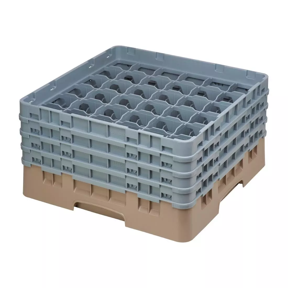 Een Cambro Camrack vaatwaskorf met 36 compartimenten max. glashoogte 21,5cm koop je bij ShopXPress