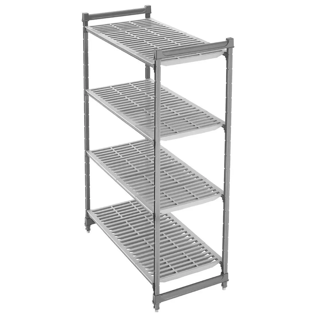 Een Cambro stelling 183cm hoog 4 planken - 54cm diep - 91,5cm breed koop je bij ShopXPress