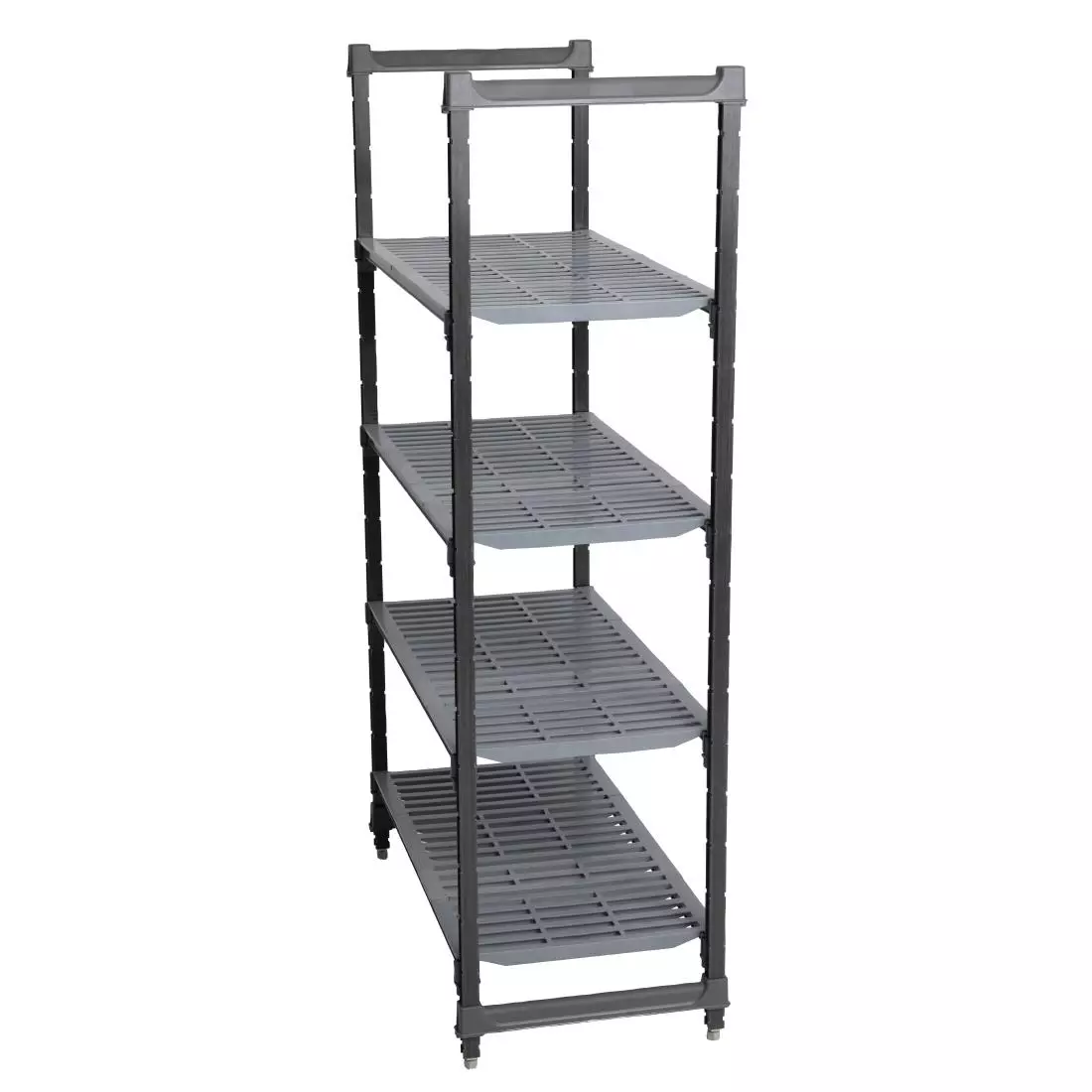 Een Cambro stelling 183cm hoog 4 planken - 54cm diep - 107cm breed koop je bij ShopXPress